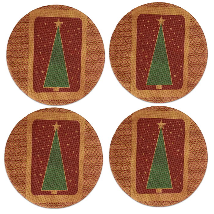 Hermia Pack de 4 Salvamanteles Multicolor de 37 cm Hermia Pack de 4 Salvamanteles Multicolor de 37 cm